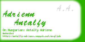 adrienn antalfy business card